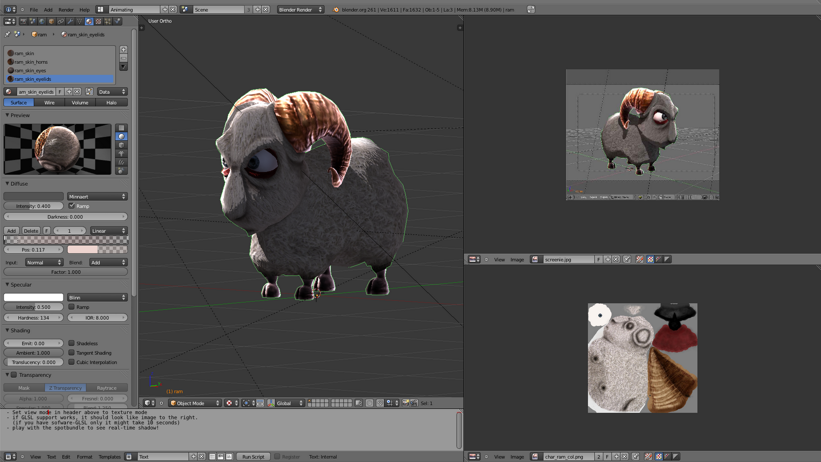 REPOST / Blender Test Files via Forever Blender Blender Sushi
